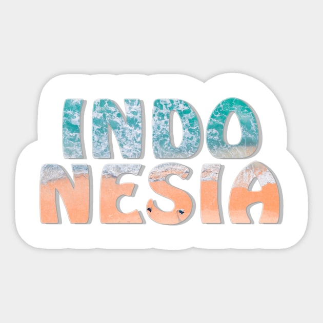 INDONESIA Sticker by afternoontees